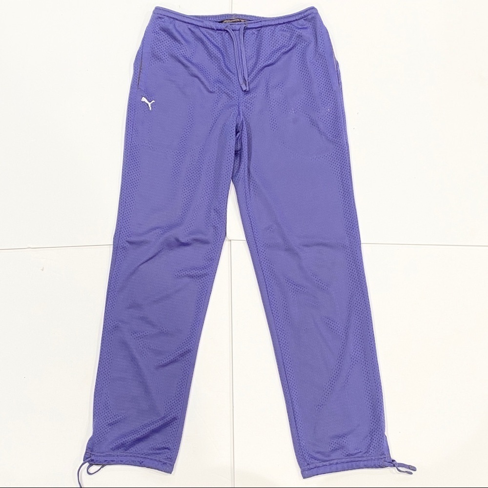 Puma Purple Track Pants Mesh y2k